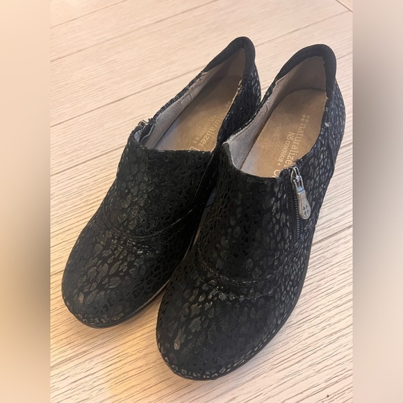 Naturalizer Comfort Ortho lite Florence black leather easy on side zip casual - Picture 3 of 8